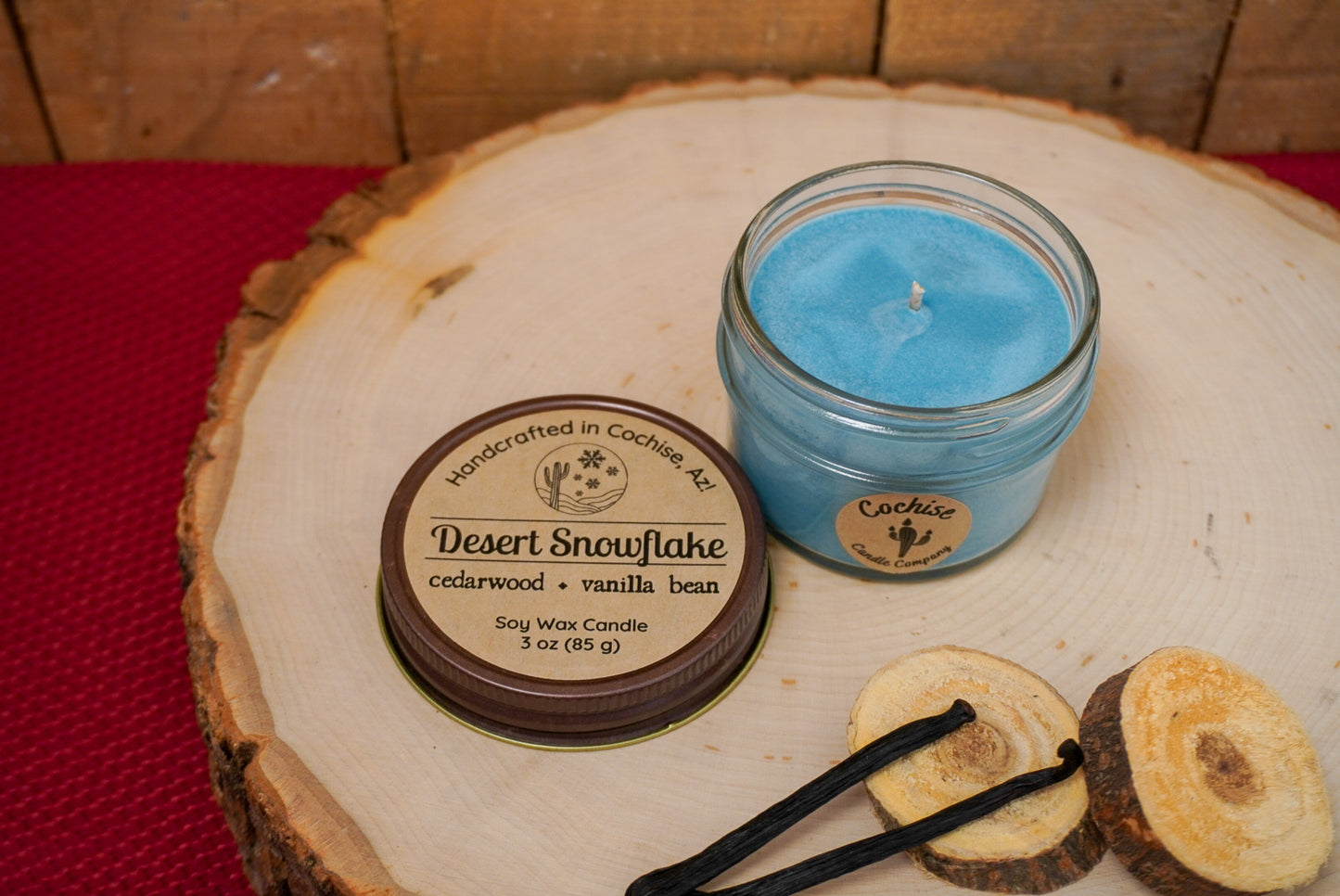 Desert Snowflake Soy Candle