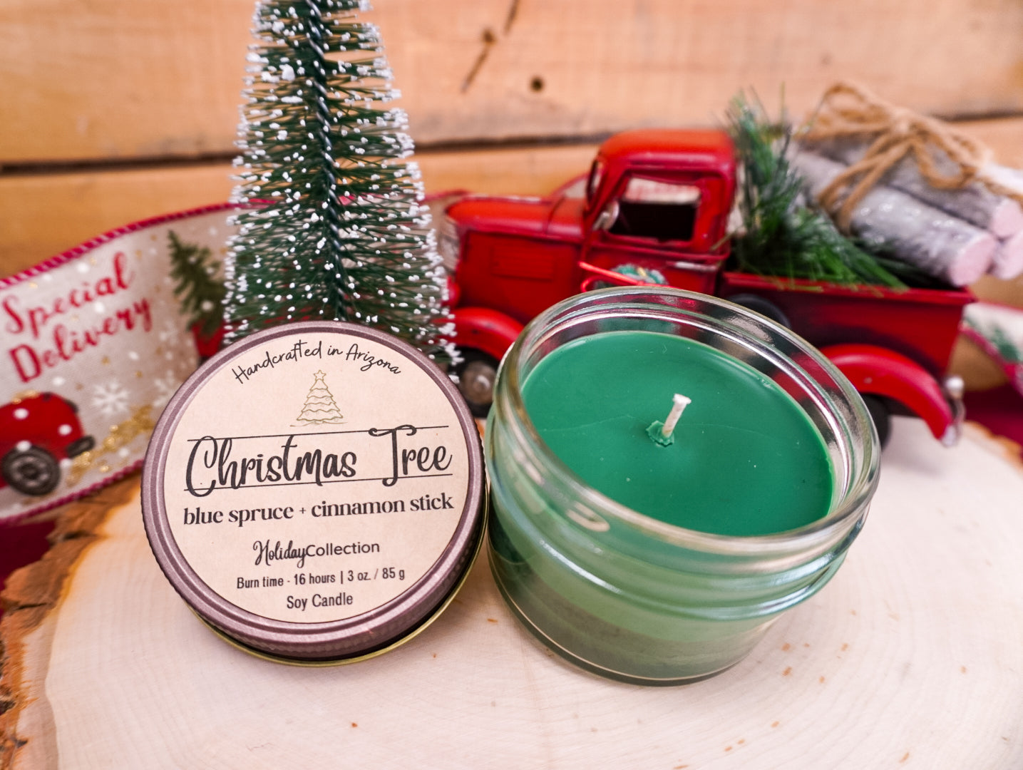 Christmas Tree Soy Candle